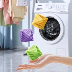 Balle de lavage magique en TPR, anti-emmêlement, puissante, anti-nœuds, durable, réutilisable, pour un nettoyage efficace - Product Image 1