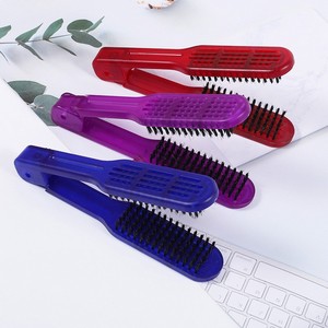 Herramientas <span class=keywords><strong>para</strong></span> el cuidado del cabello con logotipo personalizado, peine de abrazadera en forma de V resistente al calor, <span class=keywords><strong>cepillo</strong></span> antiestático <span class=keywords><strong>para</strong></span> <span class=keywords><strong>desenredar</strong></span> y alisar - Product Image 1
