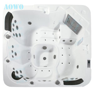 AOWO 5 Person Balboa System tubo caliente al aire libre con cubierta <span class=keywords><strong>avanto</strong></span> jacuzzier Hotel escalera spa batutbhs Mismo estilo que Mona Lisa - Product Image 2