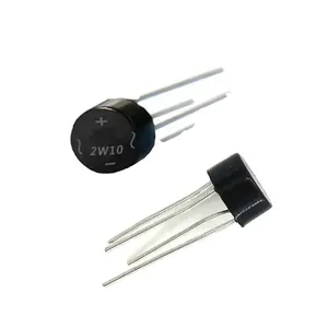 10 pièces/lot 2w10 2A 1000V redresseur de pont à diode 2W10