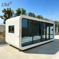 Rumah Kabin Apel JJM 20ft 40ft Modern Populer untuk Luar Ruangan, Rumah Prefab Mini, Rumah Kerja Mobile, Pod Kantor, Rumah Kontainer