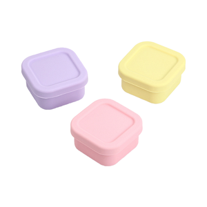 Contenedor de Alimentos Rectangular de Silicona para Bebés, Caja de Almacenamiento de Alimentos Congelados o Frescos para Niños - Product Image 1