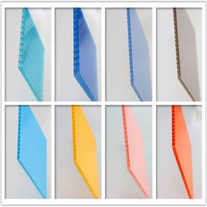 Matériau protégé contre les UV Serre 12mm Orange Mutilwall Polycarbonate Prix de la feuille creuse - Product Image 5
