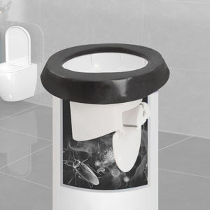 Joint d'étanchéité flexible pour toilettes <span class=keywords><strong>anti</strong></span>-éclaboussures de 3 pouces, moderne, écologique, installation facile, nettoyage facile, garantie 5 ans - Product Image 1