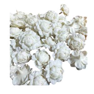 Cuentas de Flores de Jazmín de Doble Capa Hechas a Mano con Orificio de 3 cm, Artesanía Tailandesa, Estas Hermosas Cuentas de Jazmín de Doble Capa - Product Image 6