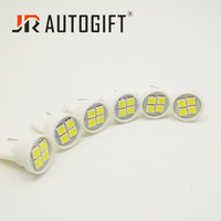 12V 24V T10 194 168 3030 4SMD bombillas LED blancas panel brillante indicador tablero LED para instrumento de tablero nuevo Color rojo