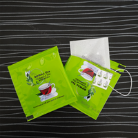 Petite entreprise automatique machine à thé sec pour sachets de tisane pochette de qualité alimentaire haute capacité étiquette fil de coton papier plastique