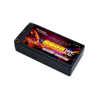 TERANTY 2S 7.6V HV baterai Lipo 6000mAh 140C casing keras dengan colokan T untuk mobil RC perahu truk tangki kendaraan Truggy Buggy Xpand Rally