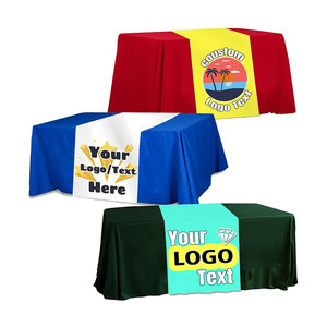 Vente en gros <span class=keywords><strong>pas</strong></span> <span class=keywords><strong>cher</strong></span> tissu spandex imperméable nappe brodée extensible avec logo événements <span class=keywords><strong>de</strong></span> salons commerciaux publicitaires - Product Image 3