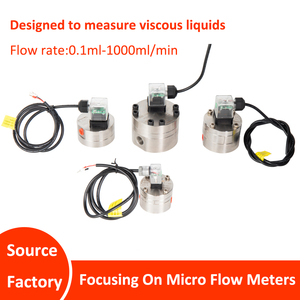 Shanghai Jishen Oil <b>Flow</b> <b>Meter</b> Oval Gear Stainless Steel Digital LCD Display High Accuracy 0.5% - Product Image 2
