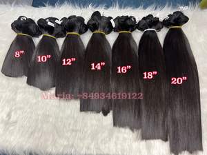 Cabello Remy vietnamita Cabello corto Doble dibujado Bonestraight Hecho en Vietnam Producto de cabello humano de alto grado - Product Image 4