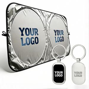 Parasoles Plegables Personalizados con Logotipo para Parabrisas Delantero, para Promoción de Concesionarios, Regalo Empresarial, Parasol Doble Circular para Automóvil - Product Image 1