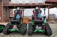 Fauteuil roulant électrique pliable à chenilles pour personnes âgées, adapté aux véhicules tout-terrain (ATV/UTV) et aux applications médicales, pour le Maroc