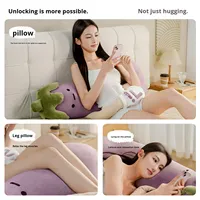 Oreiller de sommeil en forme de banane pour filles, modèle Eggplant King, en coton PP, pour un confort apaisant