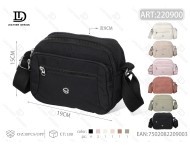 Borsa a Tracolla in Taslon per Donna, Chiusura con Zip, Monocolore, per Tutte le Stagioni - Product Image 1