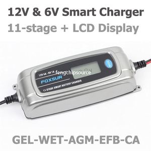 <span class=keywords><strong>Chargeur</strong></span> de <span class=keywords><strong>batterie</strong></span> automobile <span class=keywords><strong>6v</strong></span> <span class=keywords><strong>12V</strong></span> 4A <span class=keywords><strong>Chargeur</strong></span> intelligent à 11 segments Écran LCD - Product Image 2