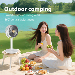 Quạt điện để bàn bán chạy, pin sạc 4000mAh, 5 tốc độ, bán buôn, gia dụng, lưu lượng gió mạnh - Product Image 6