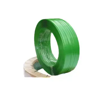 Green Pet polyester straps Plastic Steel tape Strapping belt Carton Sealing strap