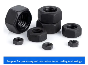 Kunden spezifischer geschwärzter Kohlenstoffs tahl 8,8/10,9 Große Sechs kant muttern Hochfeste 8,8/10,9-Muttern mit großen Muttern - Product Image 4