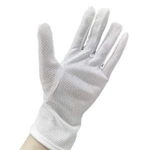 Factory Wholesale White Formal Catering Costume Honor Parade Guard Ceremonial Cotton Hand Work Gloves