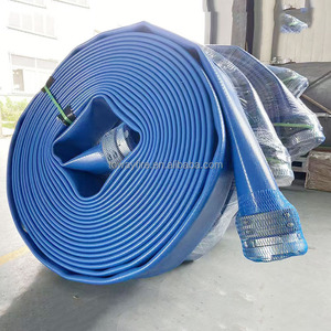Tuyau plat <span class=keywords><strong>en</strong></span> TPU de grande taille 12 "16" avec raccord SS équivalent Victaulic tuyau de vidange tuyau de filetage tuyau - Product Image 1