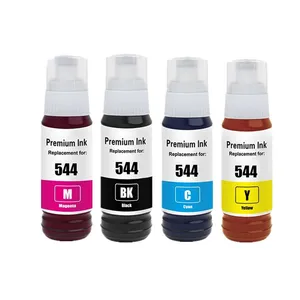 T544 Refill Ink for Epson L3110 544 for Epson EcoTank L3210 L1210 L1250 L3110 L3250 L3251 L3260 L5290 70ml/Bottle