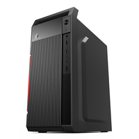OEM Customized Aluminum Alloy Mid Tower Gaming Computer Cases with RGB Cooling Fans Office Style Window Side Panel in Stock