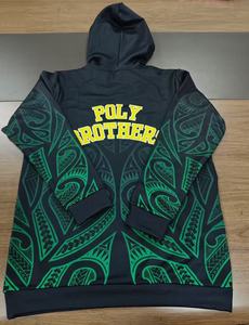 FQ polynésien Maori Au NZ League Club équipe Rugby à capuche hommes sweats à capuche Sport recadrée pull à capuche ensemble Rugby entraînement sweat - Product Image 5