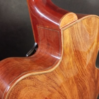 Gitar Elektrik Kayu Rosewood Brasil Buatan Tangan Berkualitas Tinggi Fingerboard Ebony Premium 6 Senar Baja Solid Spruce Top Mahogany