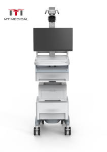 HQ MEDICAL Mobile Hospital Medical Cart con todo en uno Gabinete de computadora Montaje Dispositivo de grabación-Cast Carro de diagnóstico - Product Image 4
