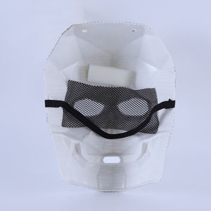 סיטונאי יוקרה פלסטיק כסף rhinestone מלא פנים הגולגולת מסכות המפלגה ליל כל הקדושים - Product Image 5