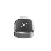 Adaptador GPS 2 en 1 con Dongle Inalámbrico para CarPlay y Android Auto, con USB-A/USB-C para Vehículos con Sistema Original/Con Cable, Portátil, 1 Año de Garantía