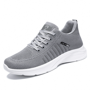 Chaussures décontractées pour hommes, nouvelles chaussures en maille tissée respirante, chaussures de sport confortables pour la course à pied et la marche, baskets pour hommes - Product Image 5