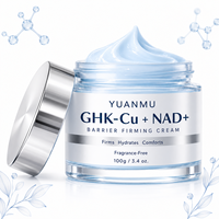 Crème hydratante anti-âge, ridules, fermeté, restaure la barrière cutanée, Bakuchiol, GHK-Cu, peptide NAD, peptides de cuivre, crème pour le visage