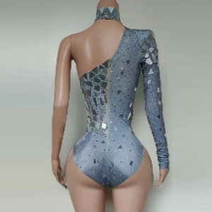 Venta en Línea <span class=keywords><strong>de</strong></span> <span class=keywords><strong>Ropa</strong></span> <span class=keywords><strong>de</strong></span> Baile Azul para Adultos, Trajes <span class=keywords><strong>de</strong></span> <span class=keywords><strong>Danza</strong></span> con Lentejuelas Plateadas Irregulares, Talla Única, <span class=keywords><strong>Ropa</strong></span> <span class=keywords><strong>de</strong></span> Ballet en Existencia - Product Image 4