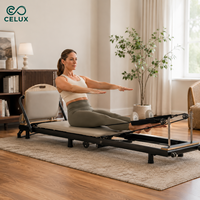Machine de Pilates Reformer pour usage domestique, en acier au carbone, matériau métallique, réglable, durable, fonctionnement sûr, Reformer de Pilates Professionnel
