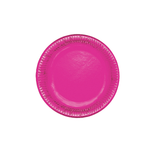 จานกระดาษ เส้นผ่านศูนย์กลาง 19 ซม. สีบานเย็น 20 ชิ้น/แพ็ค - Product Image 1