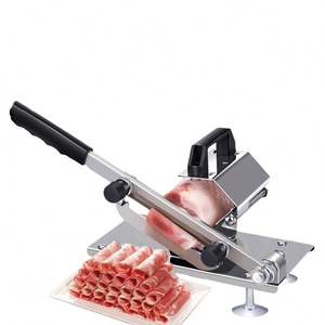 Rebanadora de Carne Comercial Multifuncional de Acero Inoxidable, Rebanadora Horizontal de Carne y Tocino para el Hogar - Product Image 6