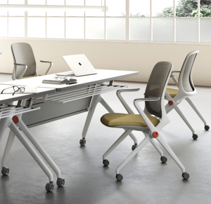 ชุดโต๊ะและเก้าอี้สำนักงานสมัยใหม่ โต๊ะพับได้ เก้าอี้สำนักงาน โต๊ะประชุม โต๊ะห้องประชุม โต๊ะประชุมและเก้าอี้ - Product Image 3