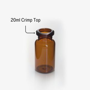 6ml <span class=keywords><strong>20ml</strong></span> thủy tinh borosilicate hổ phách phòng thí nghiệm lọ với 10mm centre lỗ nd20 crimp-Top <span class=keywords><strong>headspace</strong></span> lọ cho phòng thí nghiệm hóa học sử dụng - Product Image 4