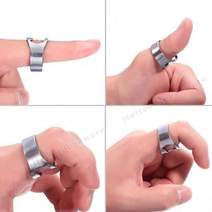 Décapsuleur en forme de bague en acier inoxydable personnalisé, mini décapsuleur pour bière, idéal pour les fêtes, les bars et la maison - Product Image 2