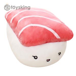 Kawaii Soft <span class=keywords><strong>peluche</strong></span> Sushi Toys, cibo farcito Sushi giapponese cibo giocattolo personalizzato ToysKing - Product Image 1