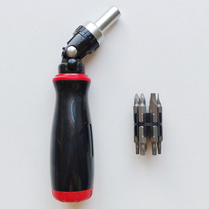 13 Pc Multi <b>Angle</b> Bend Ratchet <b>Screwdriver</b> Set With Magnetic Bits Metric System Diy Tool Kit - Product Image 4