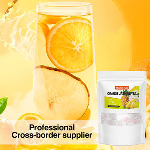 Confezione regalo di tè alle erbe di gelsomino arancione 15 bustine piramidali fruttate miscela floreale naturale bevanda relax - Product Image 4