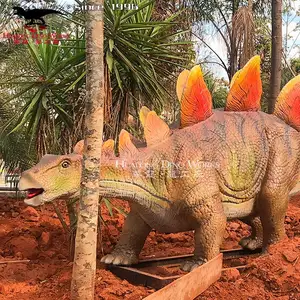 Équipement électronique de décoration d'événement de dinosaure de stegosaurus