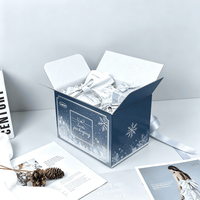 Boîtes d'expédition en carton ondulé personnalisées avec logo recyclable, emballages cadeaux, boîtes d'expédition pour les fêtes de Noël