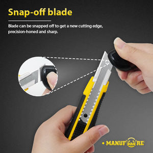 18 مللي متر 60 # شفرة الكربون الصلب سكين القاطع خلفيات المفاجئة قبالة سكين ستانلي المفاجئة قبالة سكّين متعدّد الاستخدامات - Product Image 3