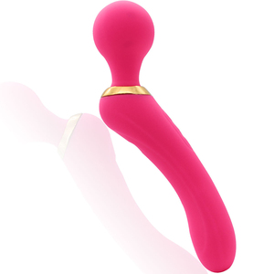 Masajeador de varita eléctrica Personal de mano con recarga USB, resistente al agua, <span class=keywords><strong>10</strong></span> modos, cuerpo, pie, cuello, mano, cabeza, máquina de masaje vibratorio - Product Image 1