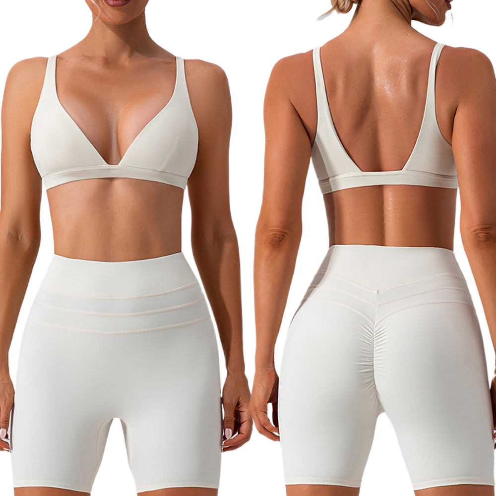 Customized Women's Tight-Fitting Backless Yoga Bra Running Fitness Sports Wear