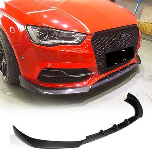 Alerón Delantero de Fibra de Carbono para Automóvil de Fábrica para <span class=keywords><strong>Audi</strong></span> A3 Sline S3 Sedán <span class=keywords><strong>2013</strong></span> 2014 2015 2016, Divisor de Labios Inferiores - Product Image 1